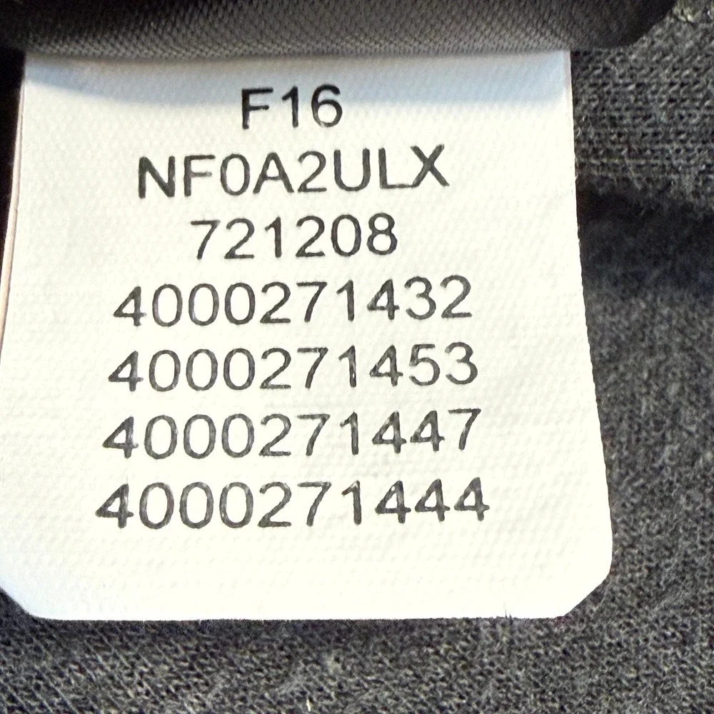 The North Face Quarter Zip Pullover Mens Small Gray Heathered NF0A2ULX Mock Neck